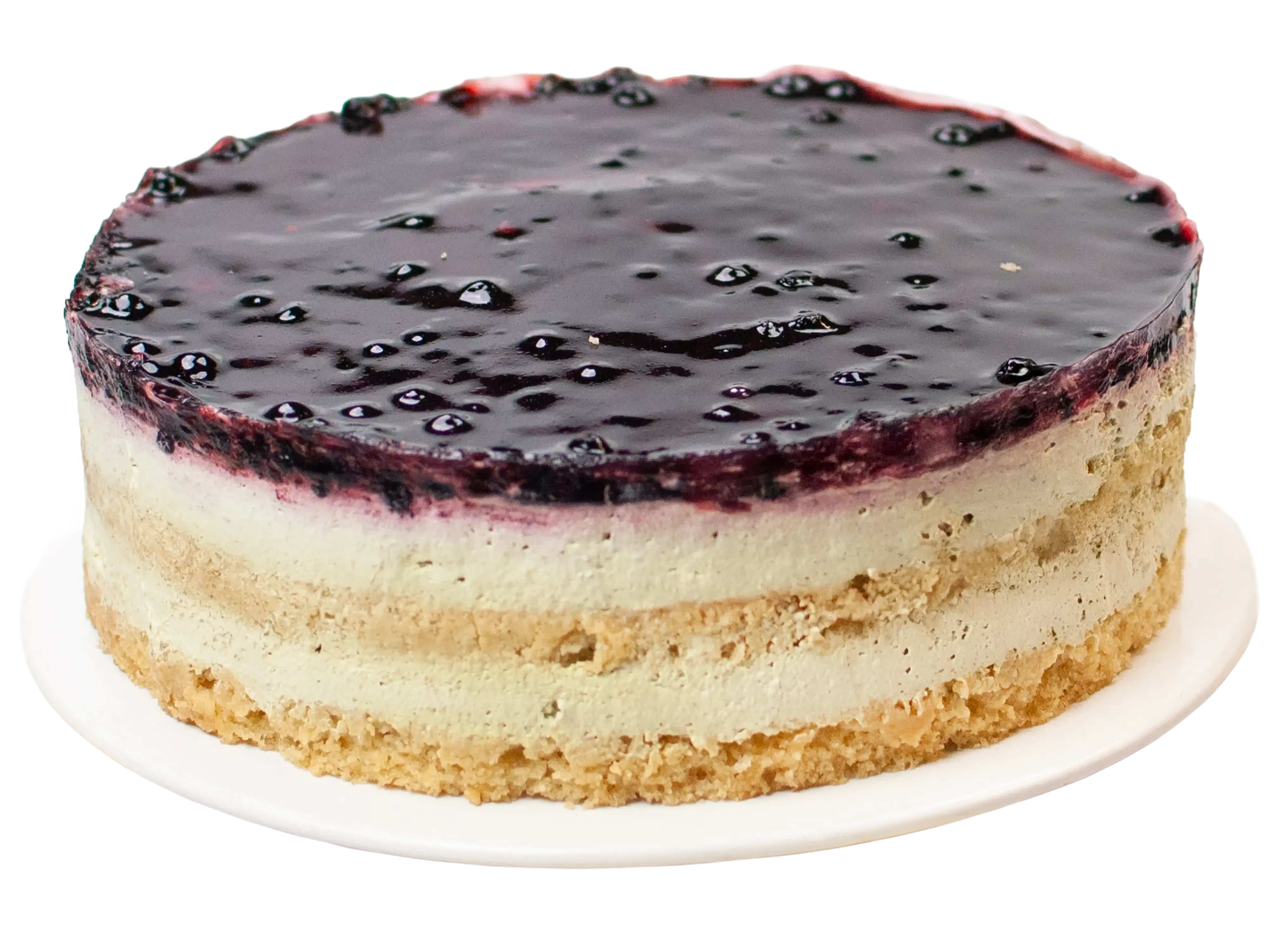 Matcha Blaubeer Torte
